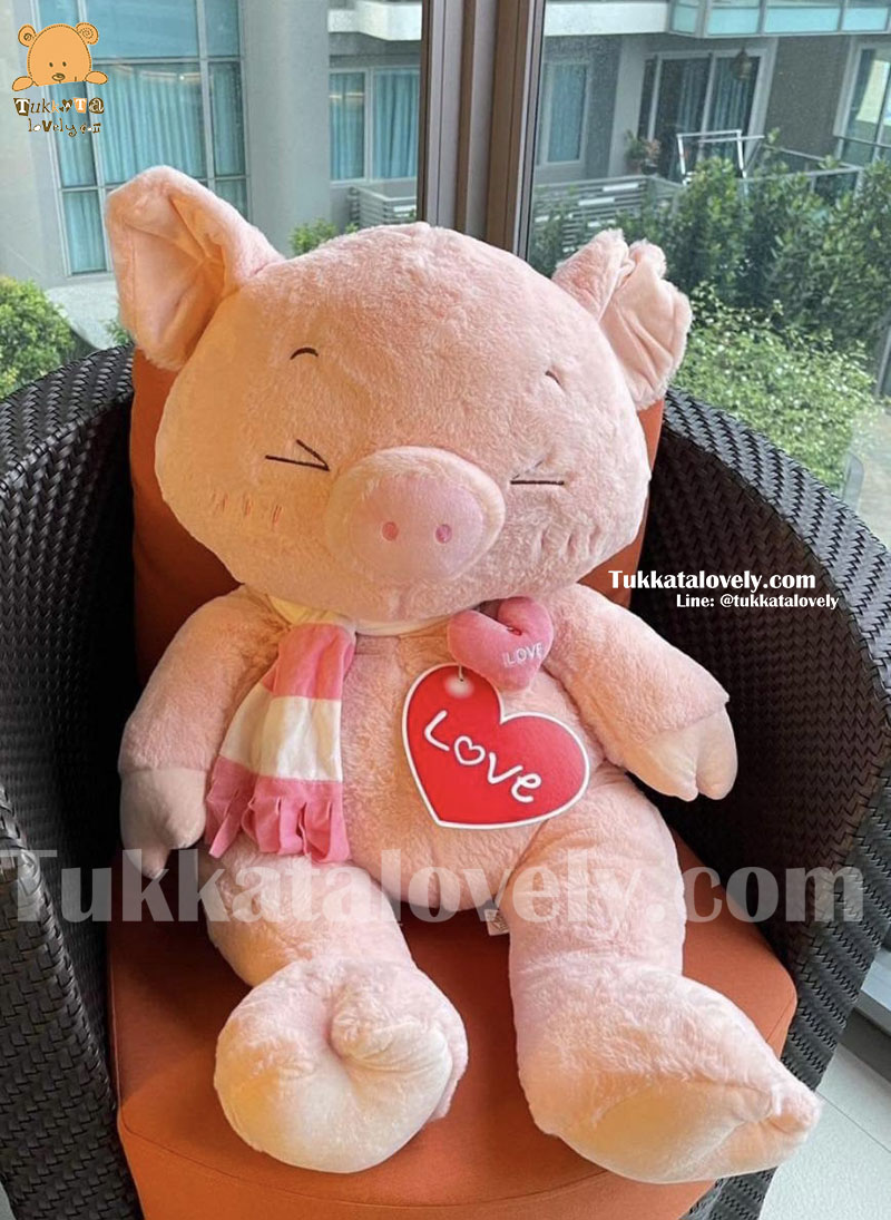 ตุ๊กตาหมูอ้วน 100cm ตุ๊กตาหมูอ้วน 100cm