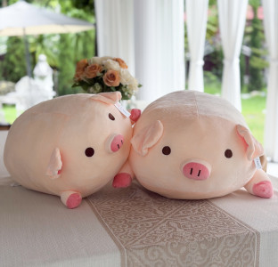 ตุ๊กตาหมูอ้วนหมอนข้าง ขนาด 60-80cm