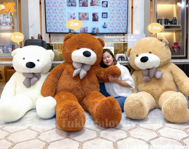 ตุ๊กตาหมีตัวใหญ่ ขนาด 1-2 เมตร (ตุ๊กตาหมีเท็ดดี้แบบใหม่ทรงอ้วน)