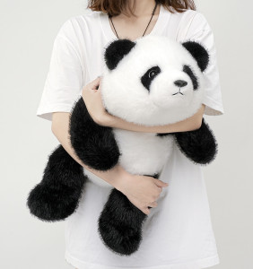 ตุ๊กตาหมีแพนด้า ขนนุ่มพรีเมียม ขนาด 65cm